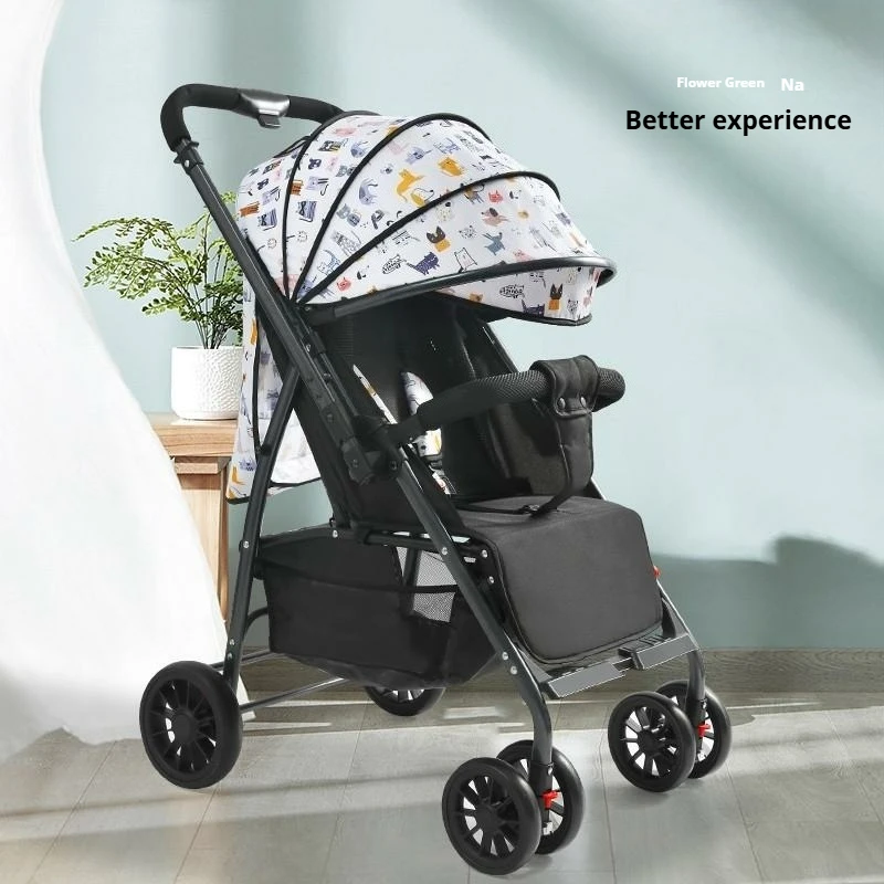 

Детская коляска премиум-класса — легкая складная коляска с высоким водом и двусторонним сиденьем для новорожденных и малышей