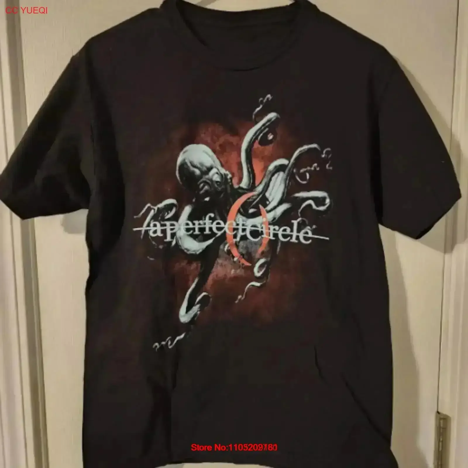 

Футболка A Perfect Circle Band Tour в стиле рок-музыки, хлопковая футболка для взрослых, винтажная, стираная, повседневная, с графикой, растянутая, мужская, мягкая, стильная, винтажная