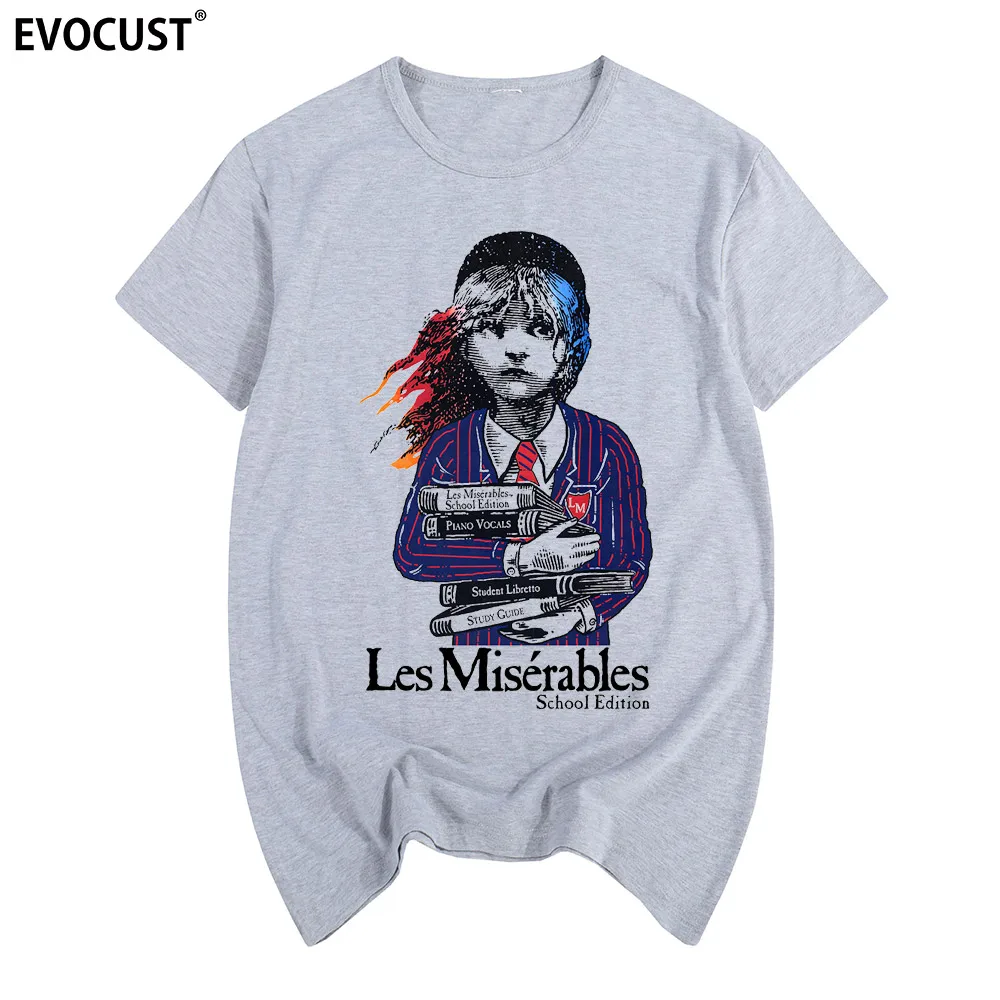 Les Miserables short sleeve T-shirt Cotton Men T shirt New TEE TSHIRT Womens unisex Fashion