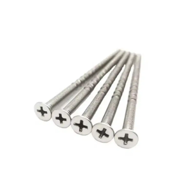 10/20/30pcs Per Pack 4mm Door Handle Screws Set Bolt Through Fixings For Roses Knobs Door Lock Escutcheons