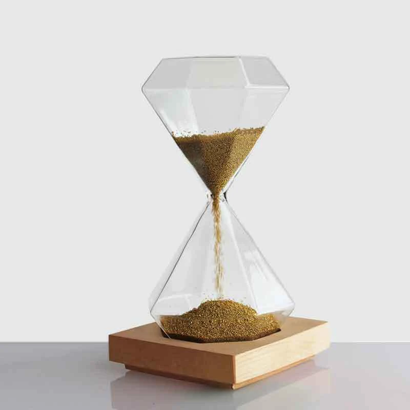

New Golden Sand Watch Hourglass Sandglass Sand Cook Clock Children Gift Sand No Timer Home Decoration