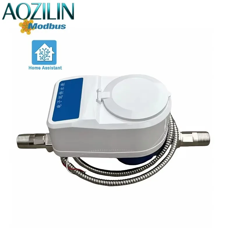 AOZILIN Smart Remote Water Meter RS485 Photoelectric Direct Reading Valve Control Remote Communication Flow Meter