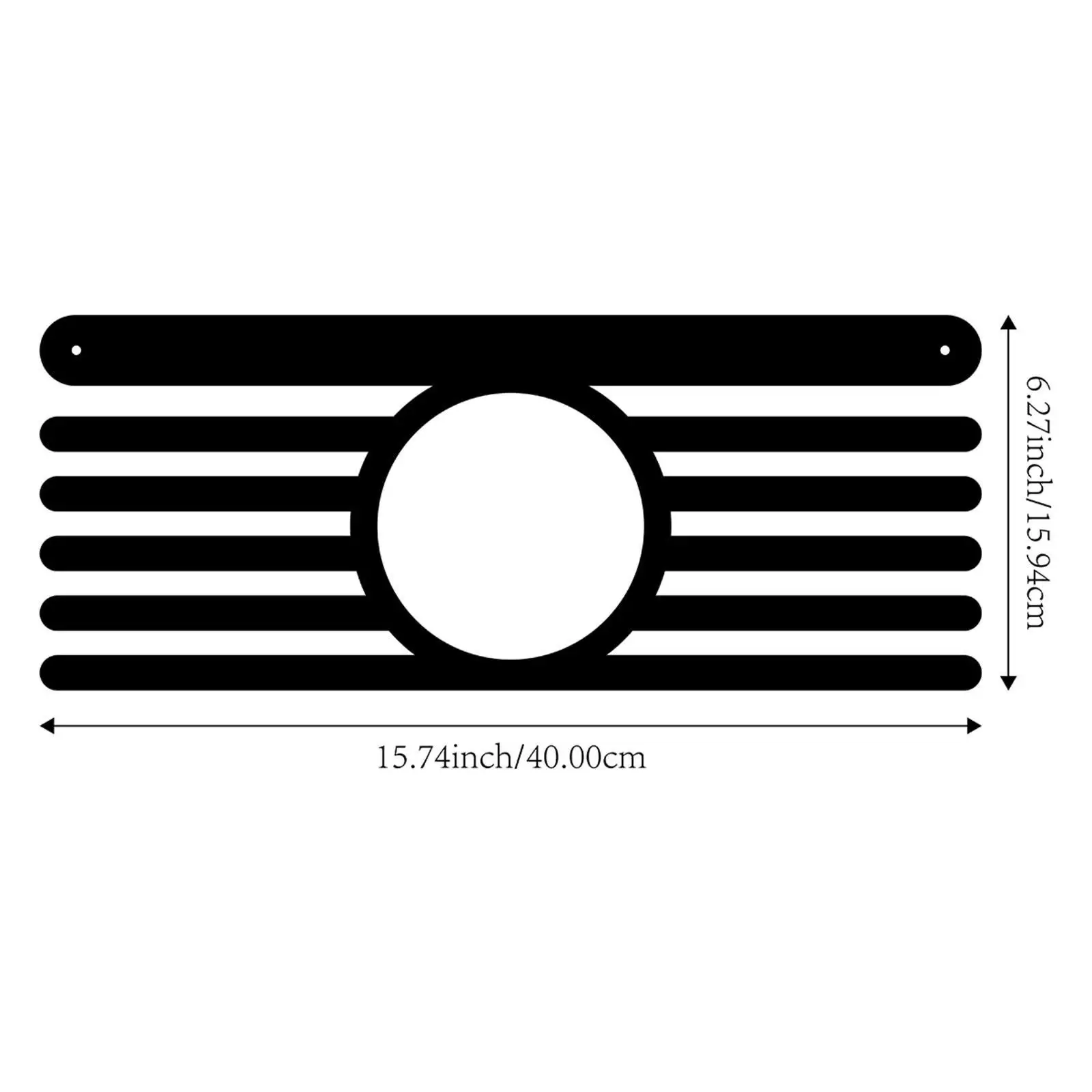 Medal Hanger, Running Medal Hanger Wall Mounted Easy to Install, Sturdy Shelf Medal Holder for Running Medals, Sports Medals