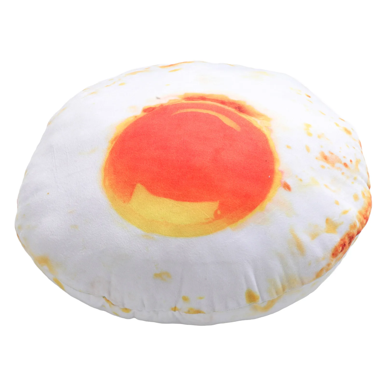 

Food Simulated Omelette Pillow Egg Novelty Decor Green Vegetables Dog Throw for Home