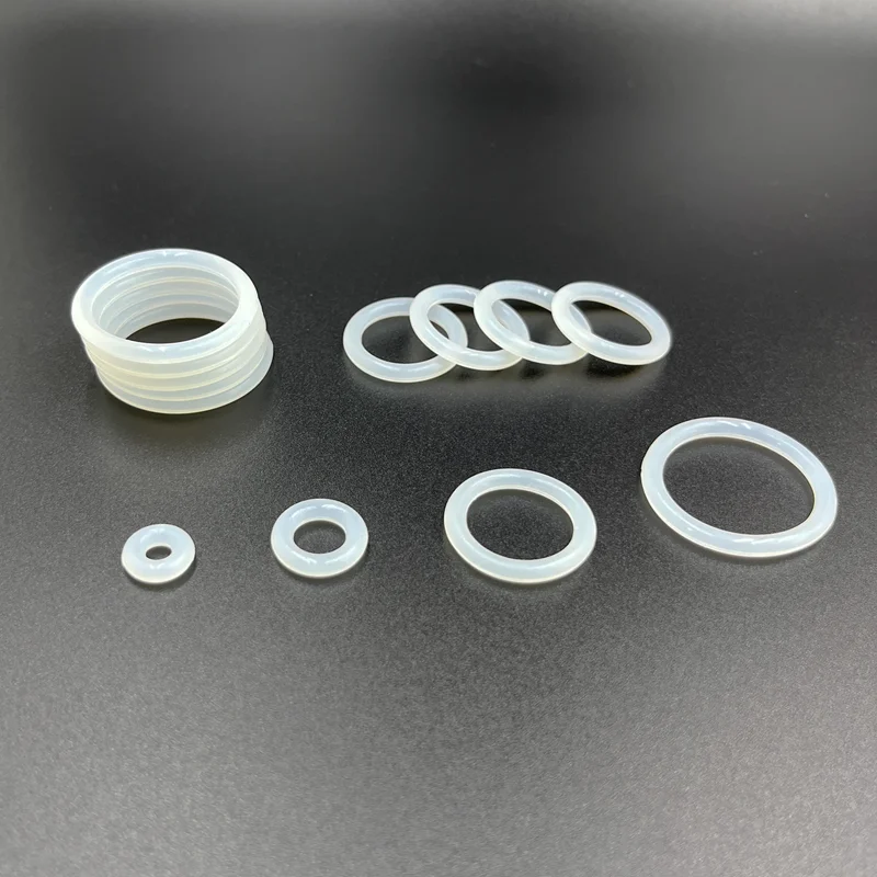 Weißer Silikon-O-Ring VMQ O-Ring-Dichtung CS 1,5/2,0/2,4/3,1 mm isolierte wasserdichte Unterlegscheibe runder O-förmiger Oring-Kit – Detail 7