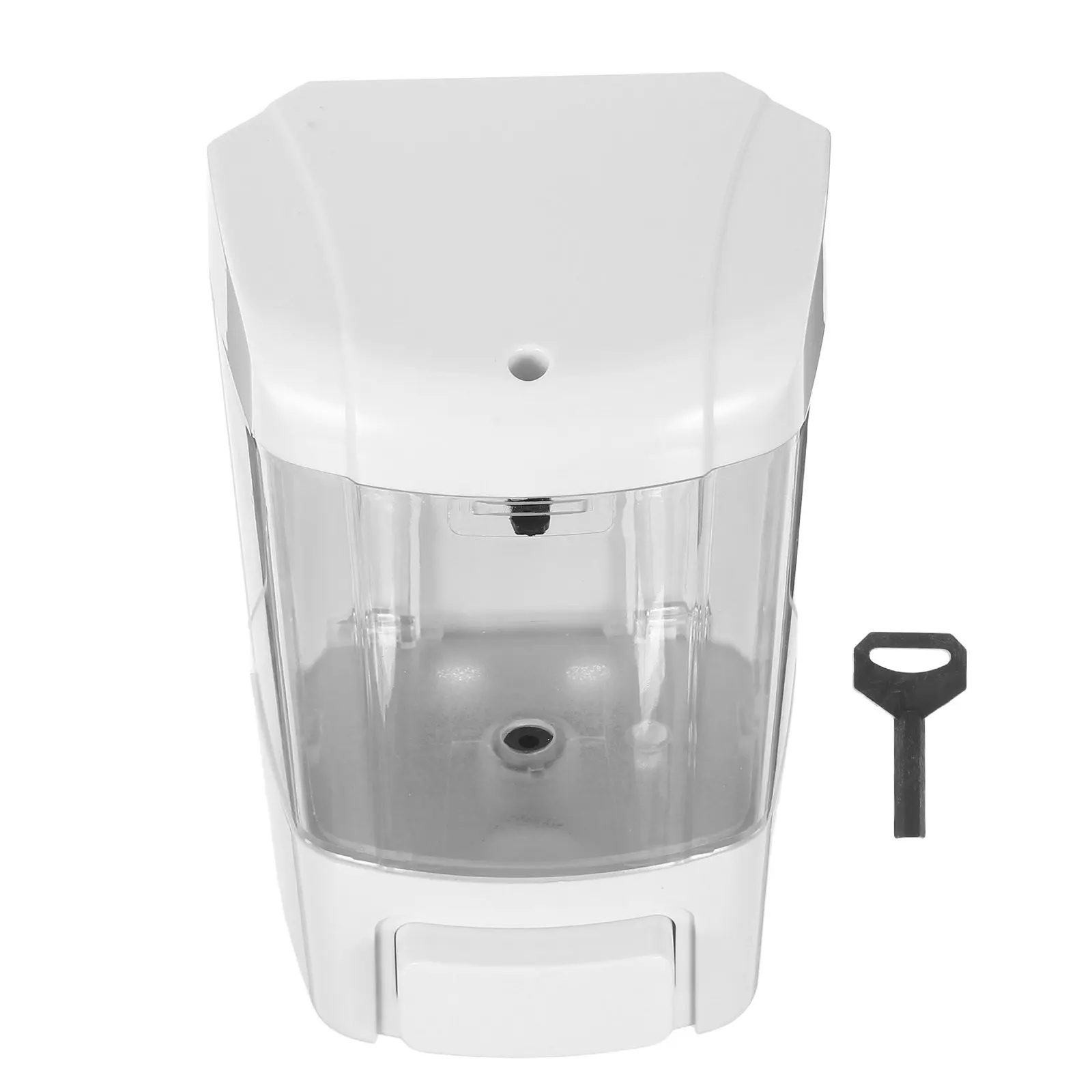 800ml-ソープディスペンサー-壁掛け式-手動ポンプ-ホワイト-バスルーム用-泡状液体ハンドシャンプー-コンディショナー-プラスチック容器-キッチン用