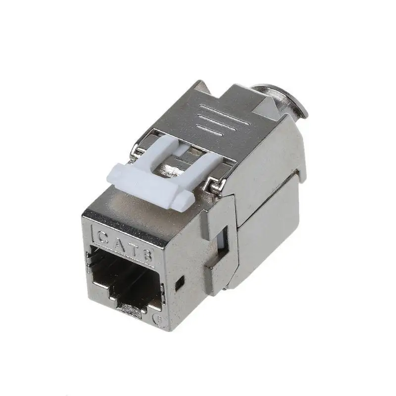 Y1UB RJ45-interface Socket Zinklegering Module Cat6 Cat6A Netwerkconnectoradapter