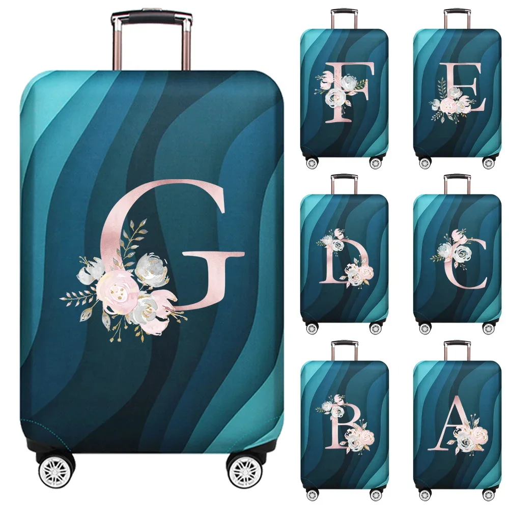 

Elastic Pink Flower Series Luggage Protective Cover Suitable for 18-32 Inch Bag Suitcase Covers Trolley Cover Travel Accessories