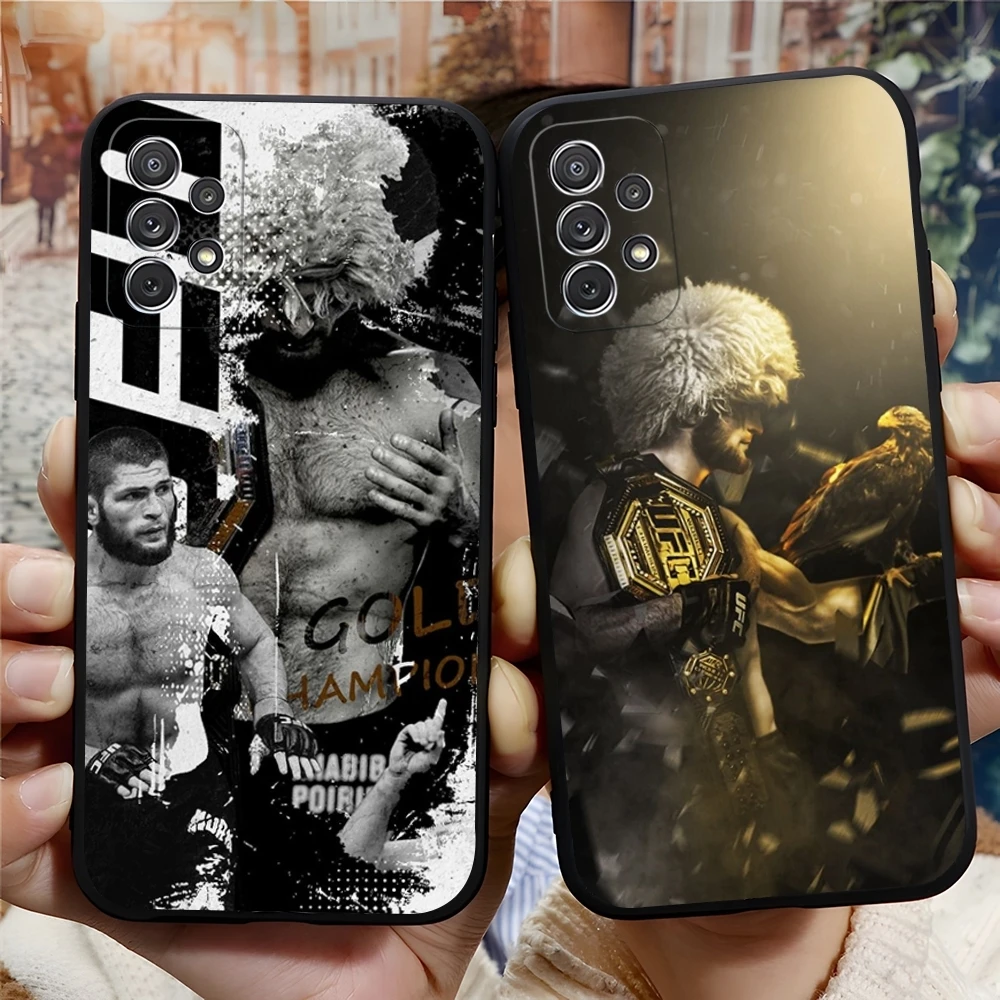 khabib nurmagomedov U-UFC Phone Case for Samsung Galaxy S24 S23 S22 S25 S21 A16 Ultra Fe Plus M54 A34 A54 A24 A52 A53 Coque