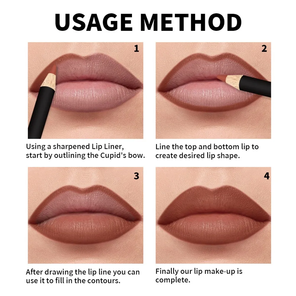 Zestaw do makijażu 12 sztuk, matowa kredka do ust i szminka, matowa, wodoodporna, długotrwała, zestaw do makijażu na co dzień i pudełko prezentowe, zestaw kredek do ust.