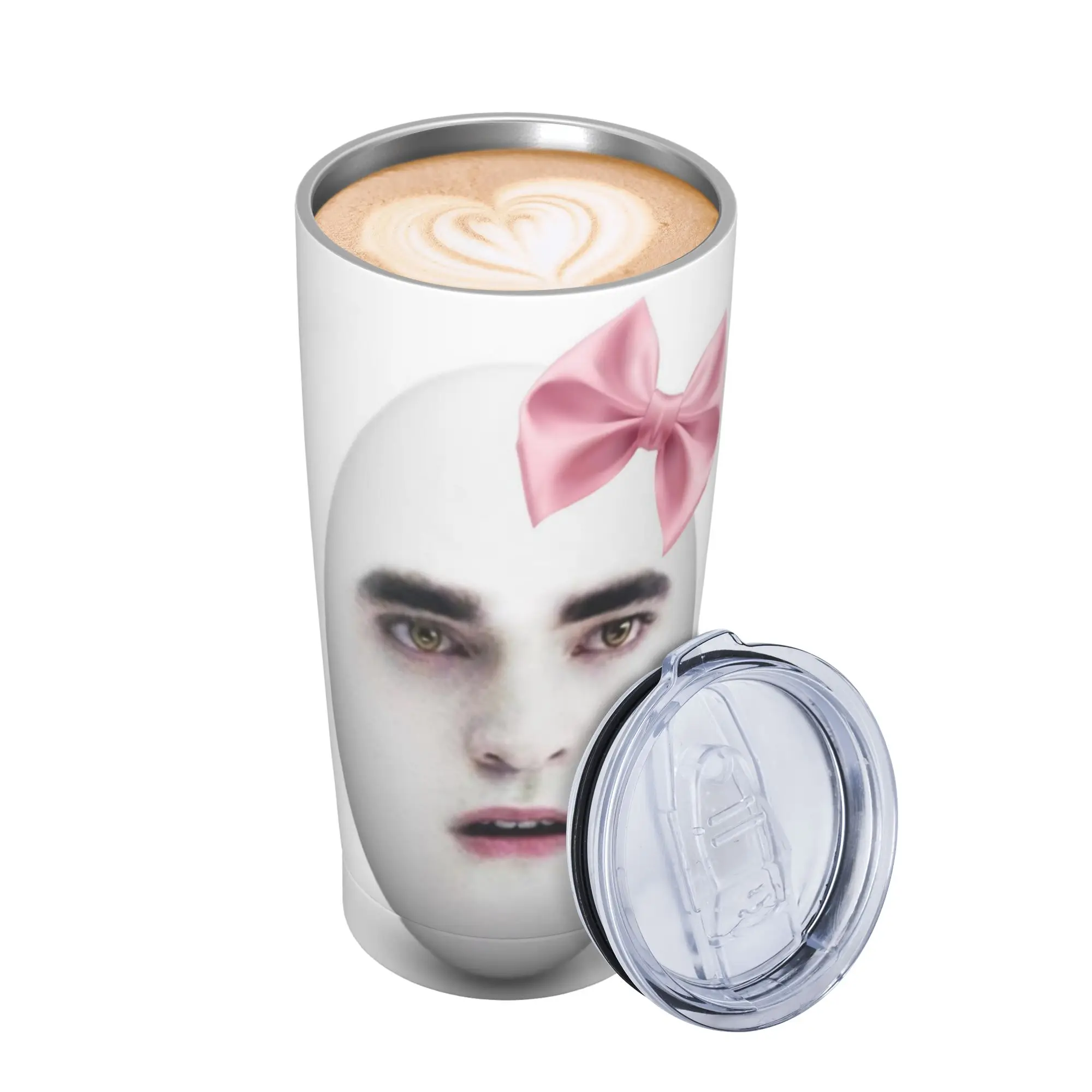 Edwards Cullen  Insulated Tumbler with Straws Lid  Stainless Steel Coffee Mugs Double Wall Hot Cold Drinks Cups 20oz