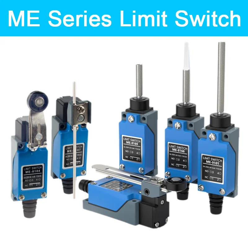

ME Series Limit Switch Travel switch Self-reset touch controller limit switch open and close ME-8108 ME-8104