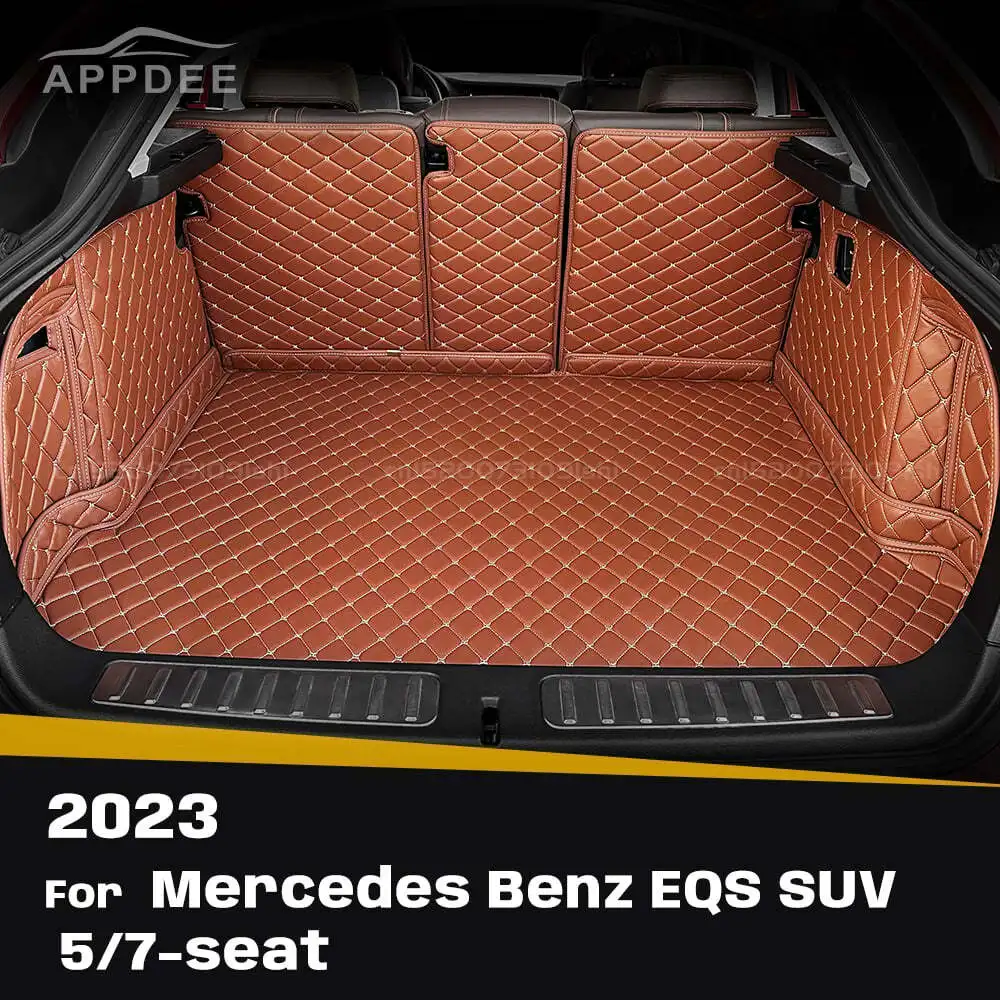 

For Mercedes Benz EQS SUV 5/7-seat 2023 Auto Full Coverage Trunk Mat Car Cargo Liner Interior Accessories