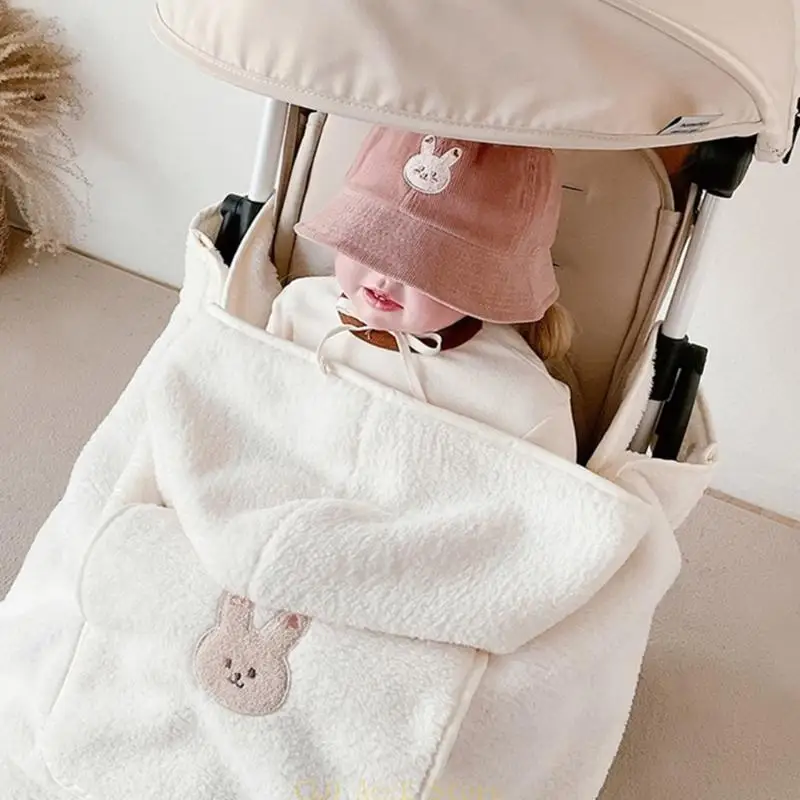 

16FE Baby Stroller Windproof Shawl Portable & Adjustable Baby Stroller Blanket Wrap
