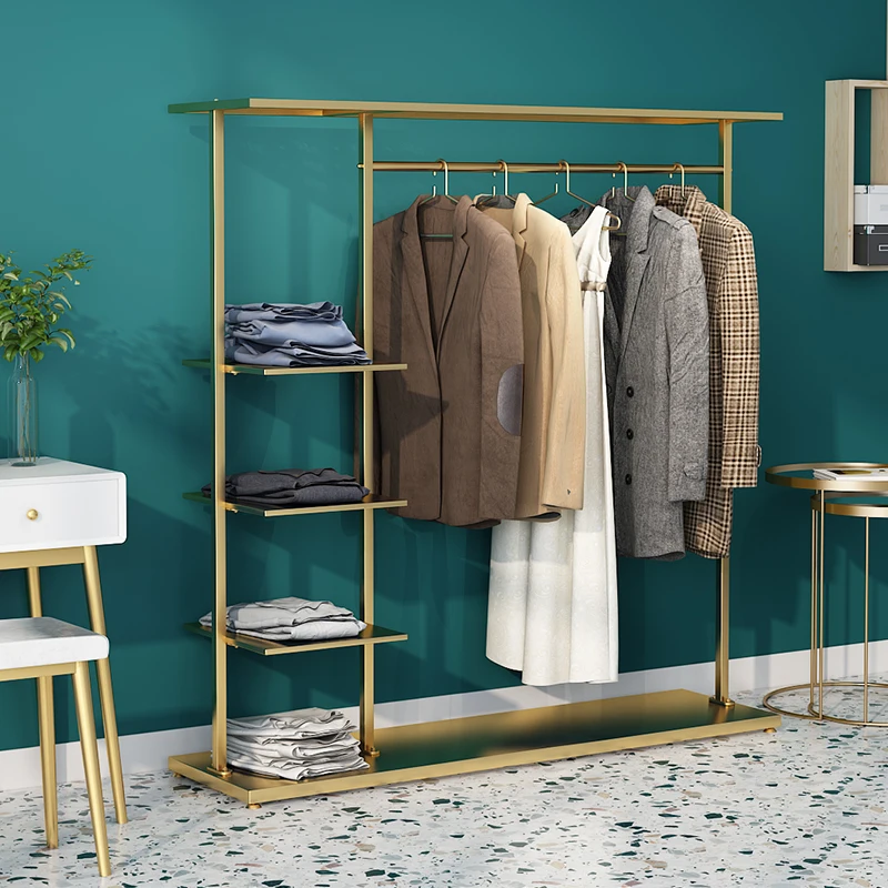 Hanger Rack Clothes Metal Coat Rack Indoor Hallway Gold Hangers Nordic Coat Rack Nordic Modern Perchero Clothing Store Furniture