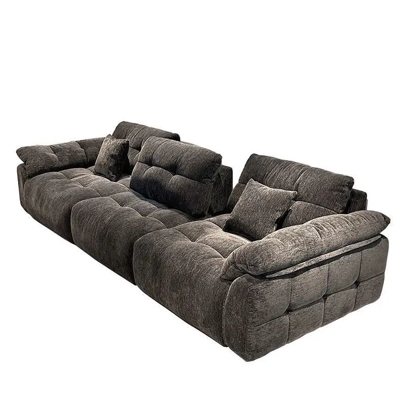 Super wide adjustable cloud sofa down matte cloth wide sitting deep sofa