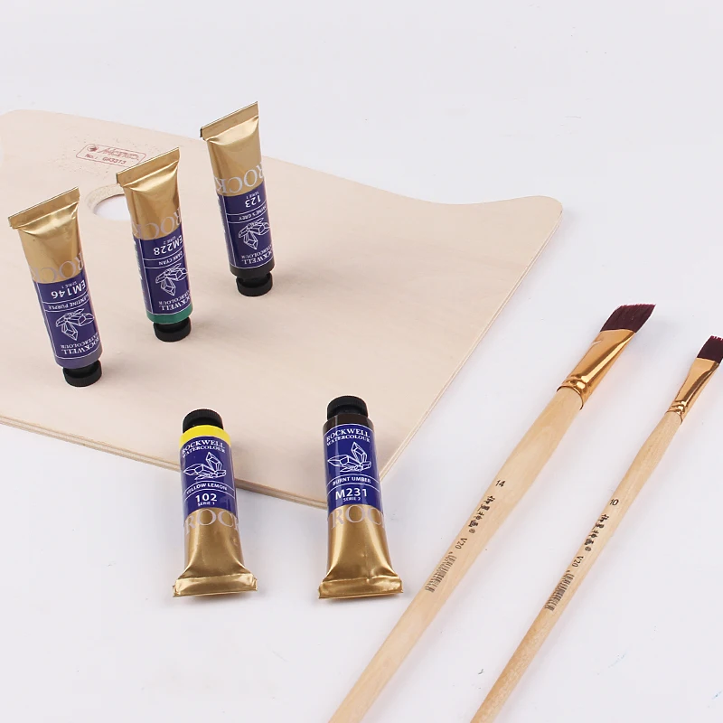 Canada ROCKWELL mineral watercolor paints in artist tubes 15ml Acquerello professional painting art supplies