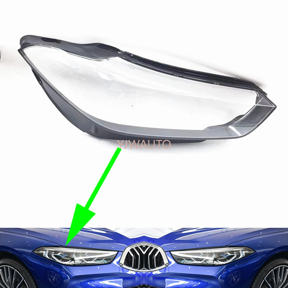 

Для BMW 8 серии G14 G15 2017 2018 2019 2020 2021 2022 крышка фары автомобиля линза стекло передний абажур авто корпус