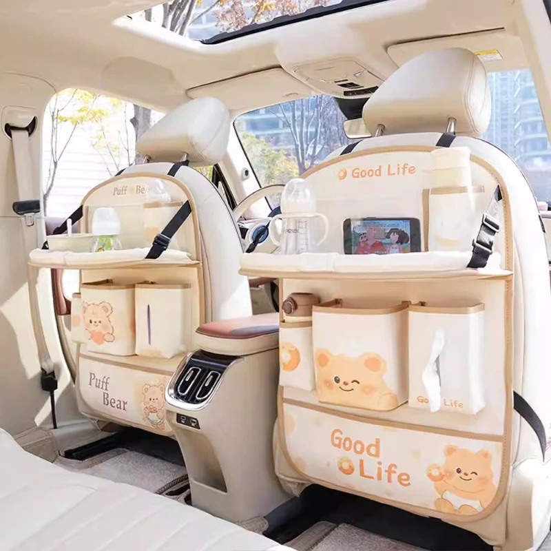 

Car seat back storage bag