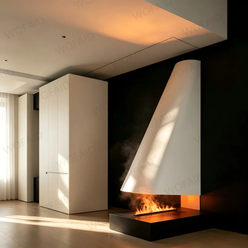 Water Vapor Fireplace with Timer and Remote 7 Color Flame Adjustable Mist Thickness Kamini Electric Fireplace Living Room Decor