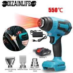 Cordless Heat Gun Hot Air Machine Portable Rechargeable Heating Equipment Soldering Shrink Tools For Makita 18V Battery