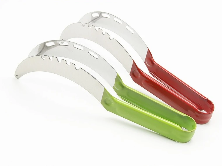

Stainless Steel Fruit Cutting Tool, Multi-functional Household Melon Opener and Divider for Watermelon Cutting