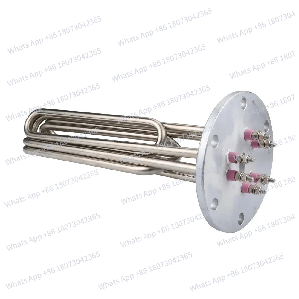 

150mm Stainless Flange 12KW/18KW/24KW Heating Element for Electric Boiler,6.0" Circle Head Electric Heat Tube for Clothing Firm