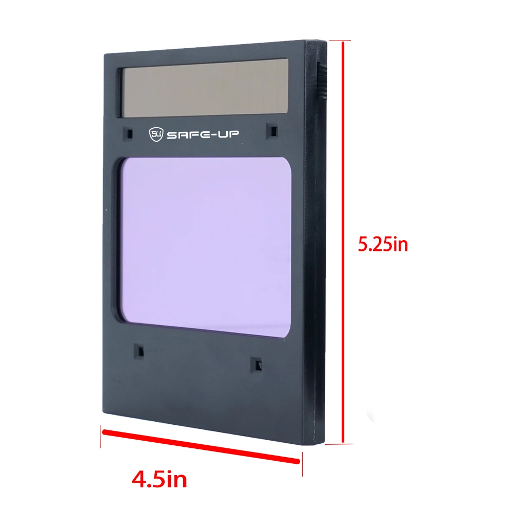 Welding Lens Filter True Color 4 Arc Sensor DIN5-13 Solar Powered Inter Control Auto Darkening Welding Helmet Mask