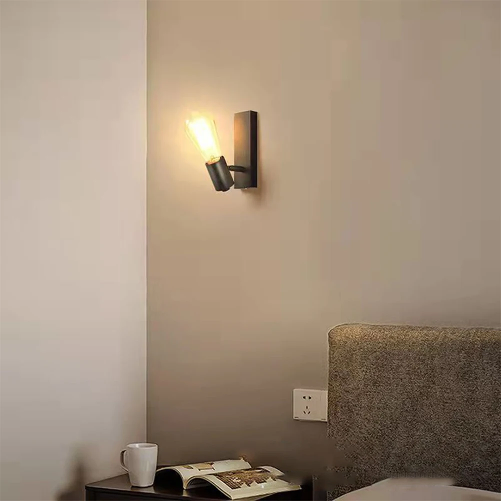

Retro Iron Wall Lamp Wall Mounted Light Sconces Simple Decorative Lighting Fixtures For Home Bedroom Living Room Staircase