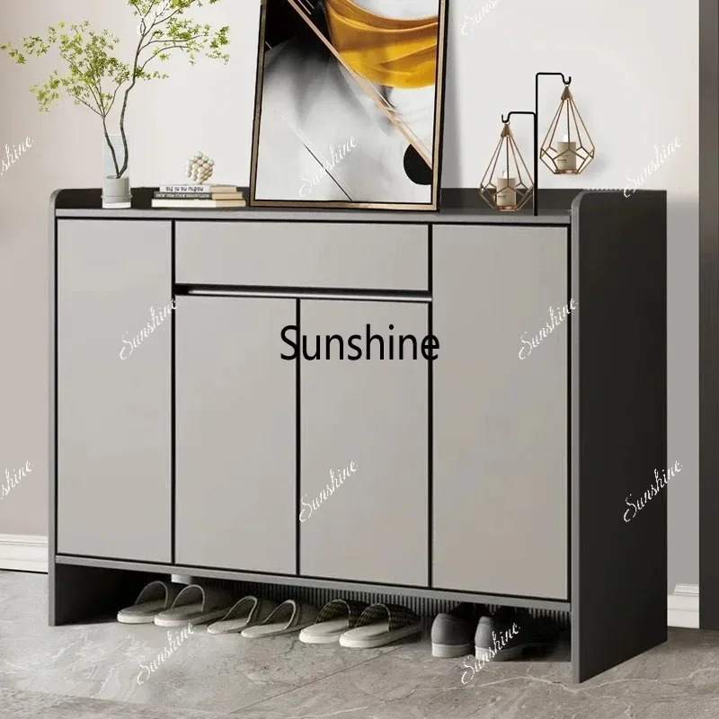 Modern Designer Shoe Cabinet Vertical Entrance Hall Modern Stackable Shoe Shelf Storage Cupboard Archivadores Hotel Furniture