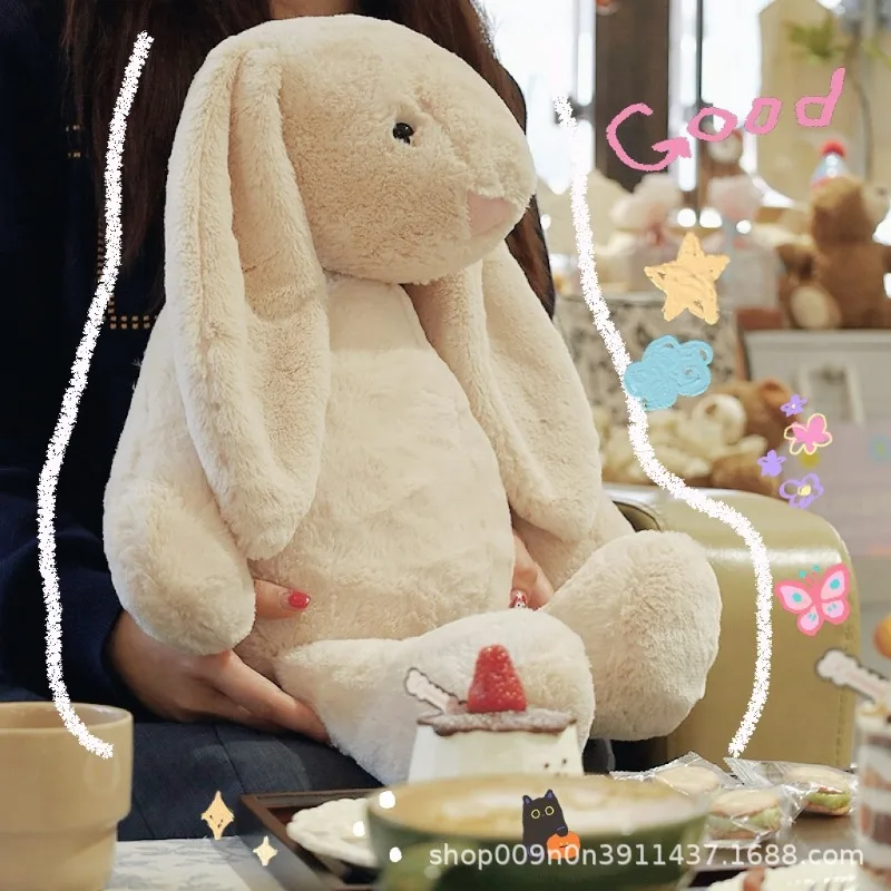 Giant Floppy Bunny Plush - Ultimate Cuddle Buddy for Sleep & Comfort, Big Stuffed Animal Birthday Gift for Girls