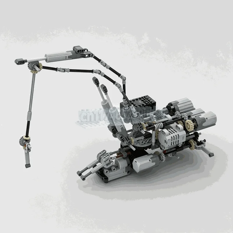1626PCS Wheel Excavator Engineering Vehicle Model Custom Puzzle Technical DIY Assembly Toy Construction Machinery Building Gift