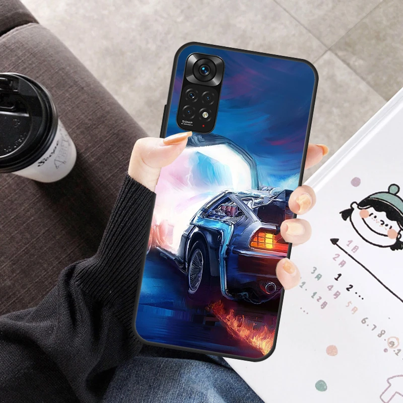 العودة إلى المستقبل الحال بالنسبة ل شاومي Redmi نوت 11 10 9 8 12 برو 10S 11S 12S غطاء ل Redmi 9 10 10A 9C 10C 12C