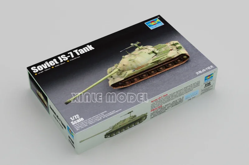 

Комплект модели пластикового танка Trumpeter 07136, советский танк JS-7 1/72