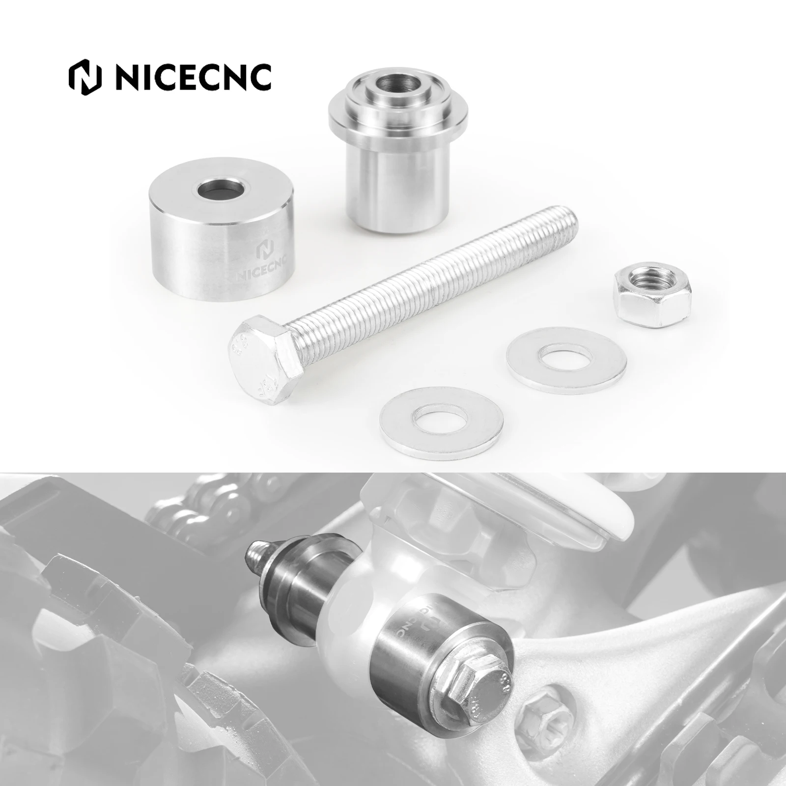 

NICECNC 2024 2025 For KTM EXC 300 EXC 250 EXCF 350 EXC 450 XCW 300 XCFW 450 500 XWF 350 500 PDS Shock Heim Joint Press Tool