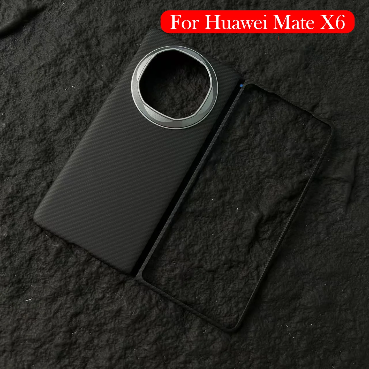 

Чехол из углеродного волокна для Huawei Mate X6, кевларовый чехол на заднюю панель для HUAWEI MATE X6