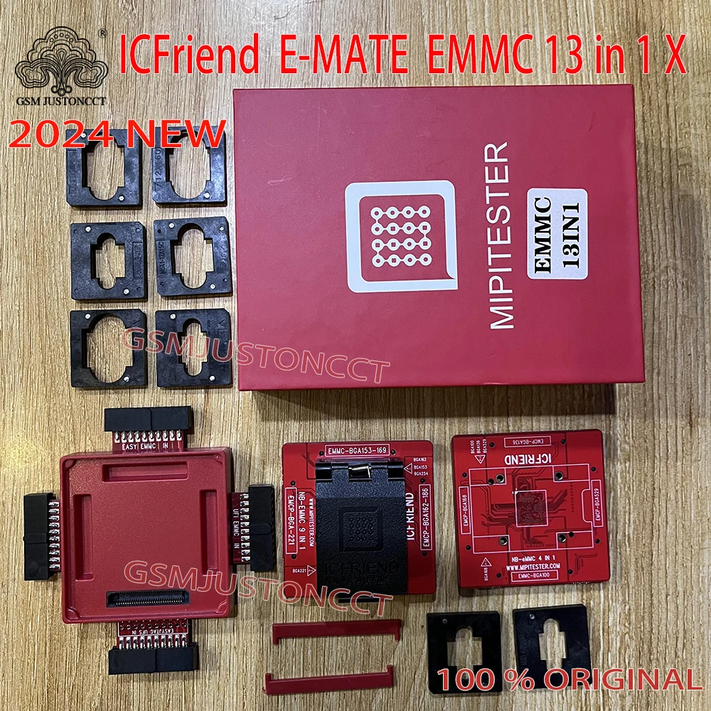 新バージョンフルセット簡単jtagプラスボックス + moorc E-MATE × eメイトでプロボックスemmc bga 13 1 htc/huawei社/lg/モトローラ/サムスン..