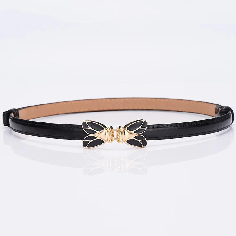 Mode Lady Bee Decoratieve Riem All-Match Riem Voor Jurk Jeans Student Faux Lederen Decoratieve Dunne Riem
