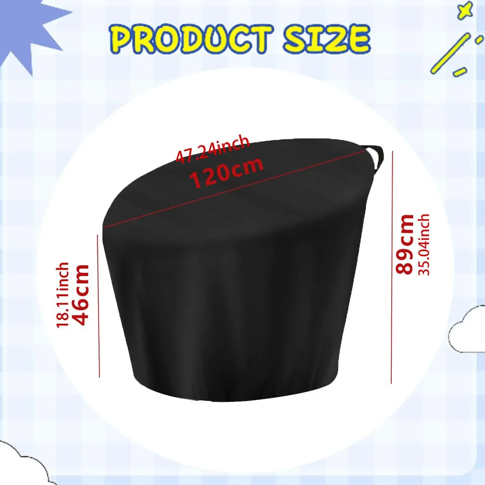yesPapasan Chair Cover,Oxford Cloth,Washable,with Zipper,Easy to Put on and Take Off Water Resistant Dustproof Heavy Duty Slipco