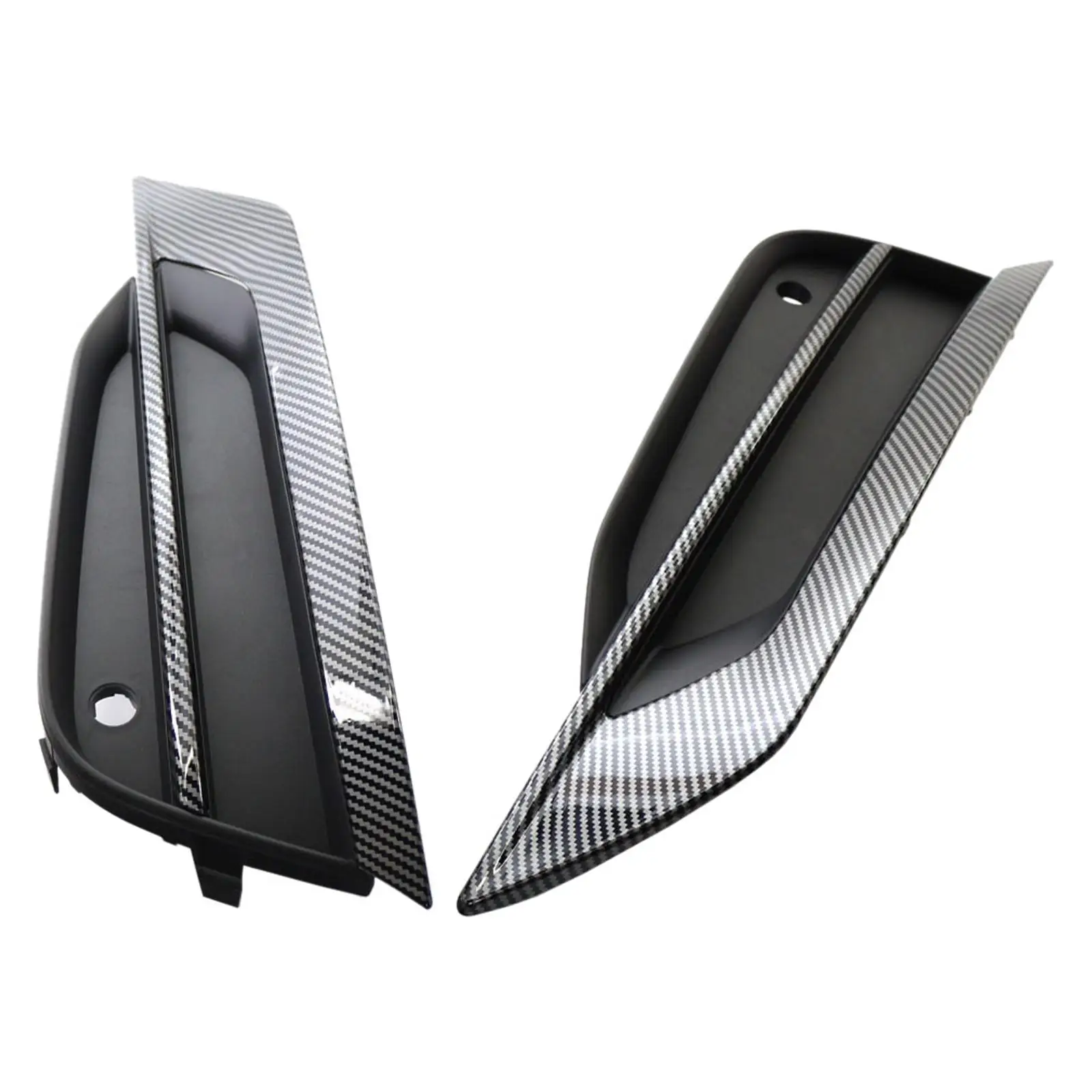 2 peças de capa de grade de luz de neblina do para-choque dianteiro para substituição S90