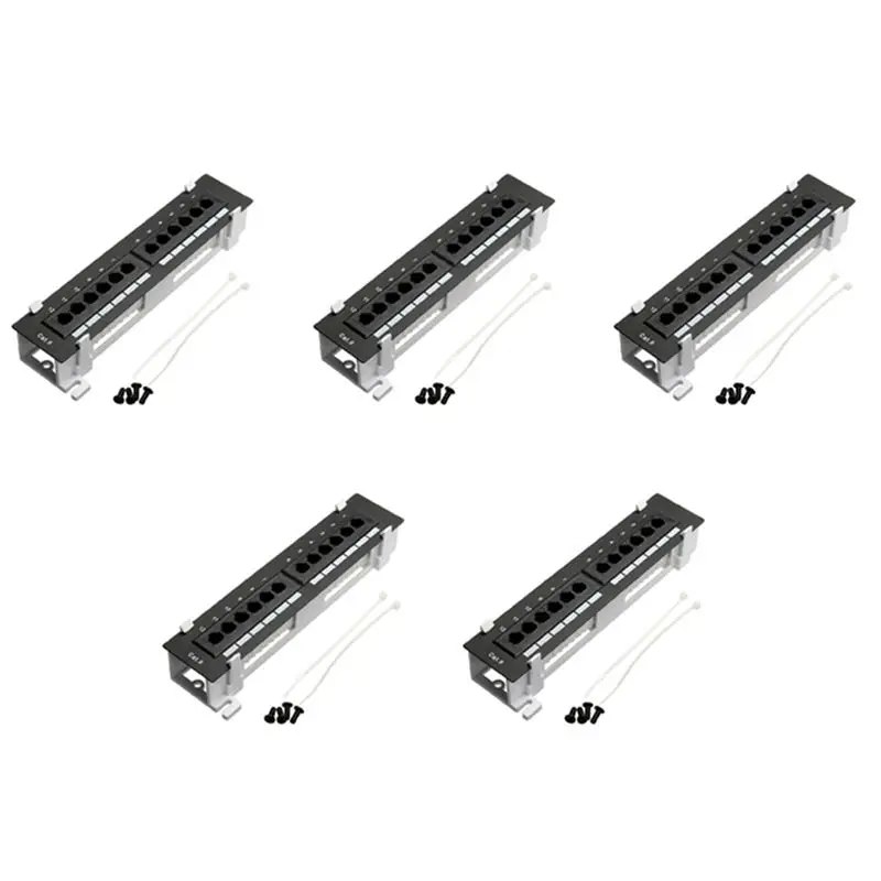 kit-de-herramientas-de-red-aee9-5x-panel-de-conexiones-cat6-de-12-puertos-soporte-de-pared-para-redes-rj45-con-soporte-de-montaje-en-superficie