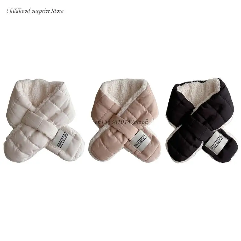 

Fashionable Plush Scarf Lovely Kids Fleece Neck Wrap Neck Warmer Versatile Dropship