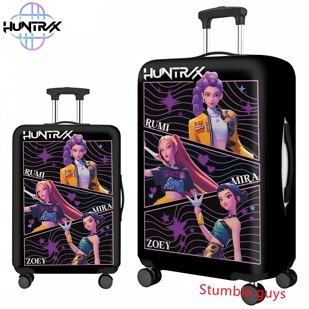 

Demon Hunters Anime Kpop Luggage Cover Fits 18-32 Inch Suitcases Soft Travel Protector