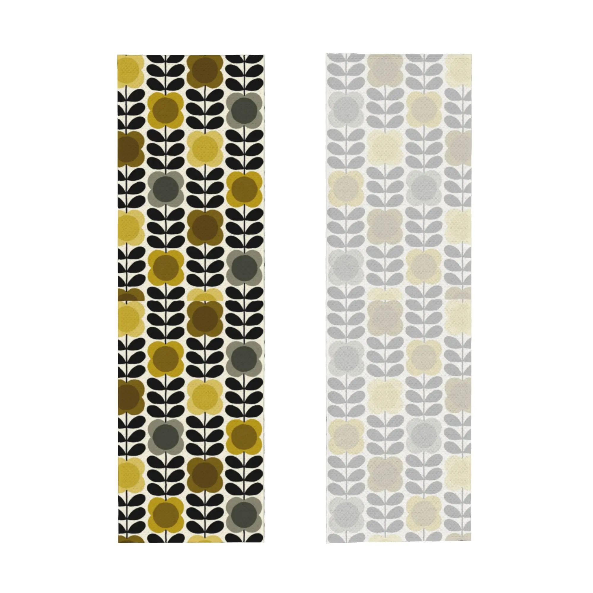Orla Kiely Yellow Grey Spot Flower Stem Cold Exercise Towel Face Towel Quick Drying  Sports Breathable Cold Towel