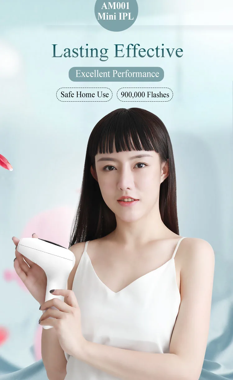 Handhold Laser Hair Removal 999900 Flash Painless Permanent for Women Men 8 Energy Levels Auto Bikini Trimmer Home IPL Epilator
