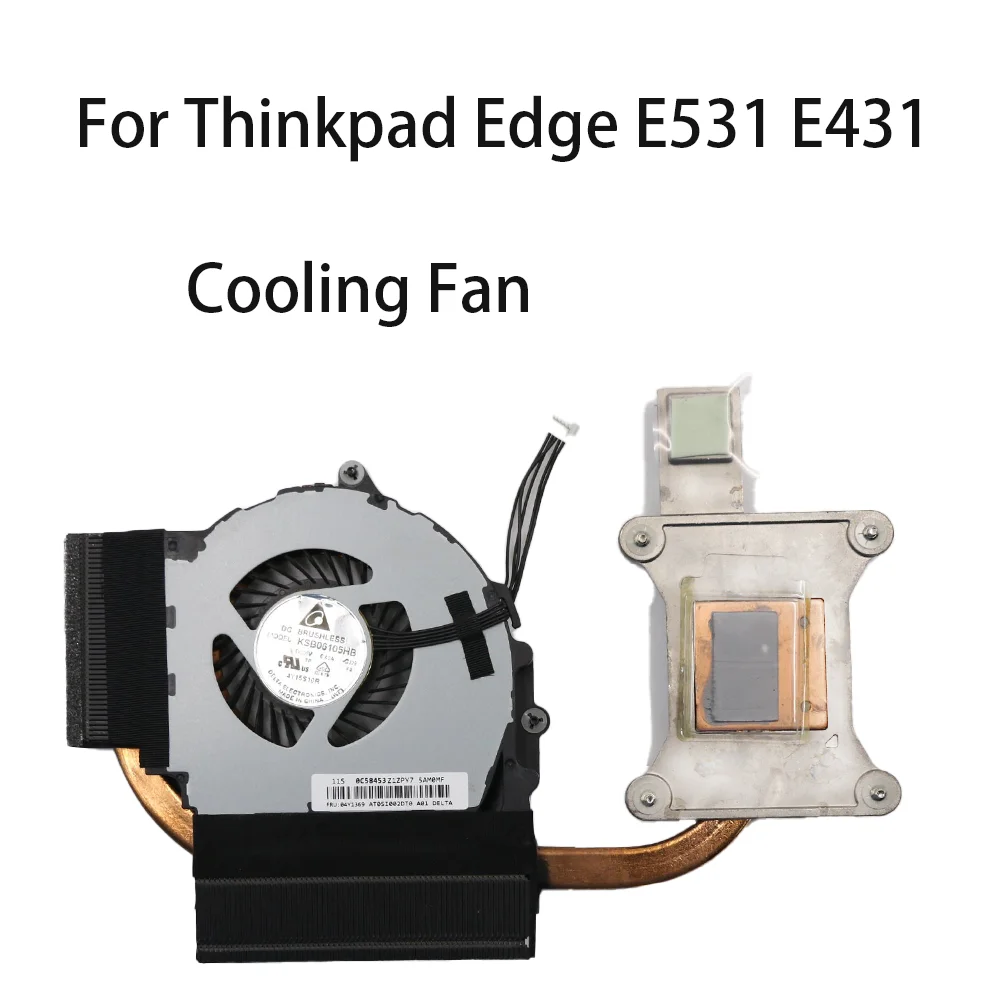 Original CPU Cooling Fan Heatsink For Thinkpad Edge E531 E431 E540 KSB06105HB-CJ29 BATAO710R5H P005 FRU 04Y1369 04Y1367