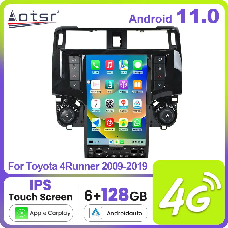 

13.6 inch Android 11.0 Car Radio For Toyota 4Runner 2009-2019 GPS Navigation Stereo Multimedia Player Auto Stereo Head Unit