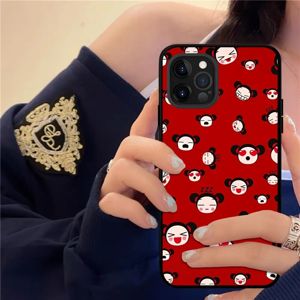 P-Pucca And G-garu Phone Case For iPhone 14 11 12 13 Mini Pro XS Max Cover 6 7 8 Plus X XR SE 2020 Funda Shell