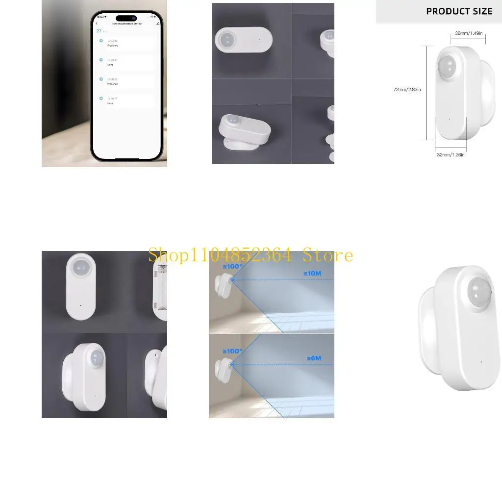 

652f Практические датчики движений человека с миллиметровым раскрыванием для достижения достижений систем безопасности домашней