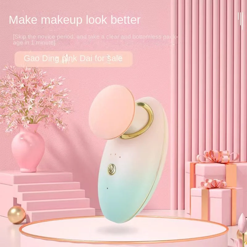 New F6 Electric Powder Puff Instrument Air Cushion Powder Puff Liquid Foundation Wet and Dry Makeup Assistant Dispensador Jabon